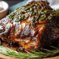 Slow-Roasted Rosemary Lamb Shoulder