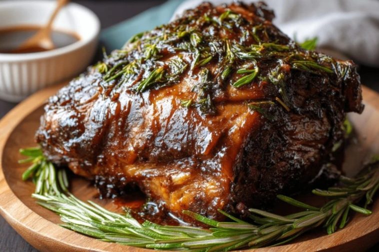 Slow-Roasted Rosemary Lamb Shoulder