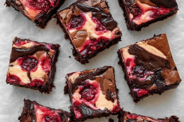 Raspberry Cheesecake Brownies