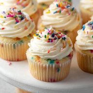 Simple Funfetti-Style Cupcakes