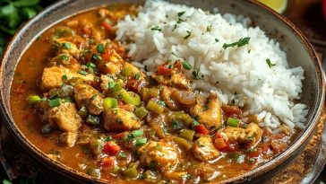 Authentic New Orleans Chicken Etouffee