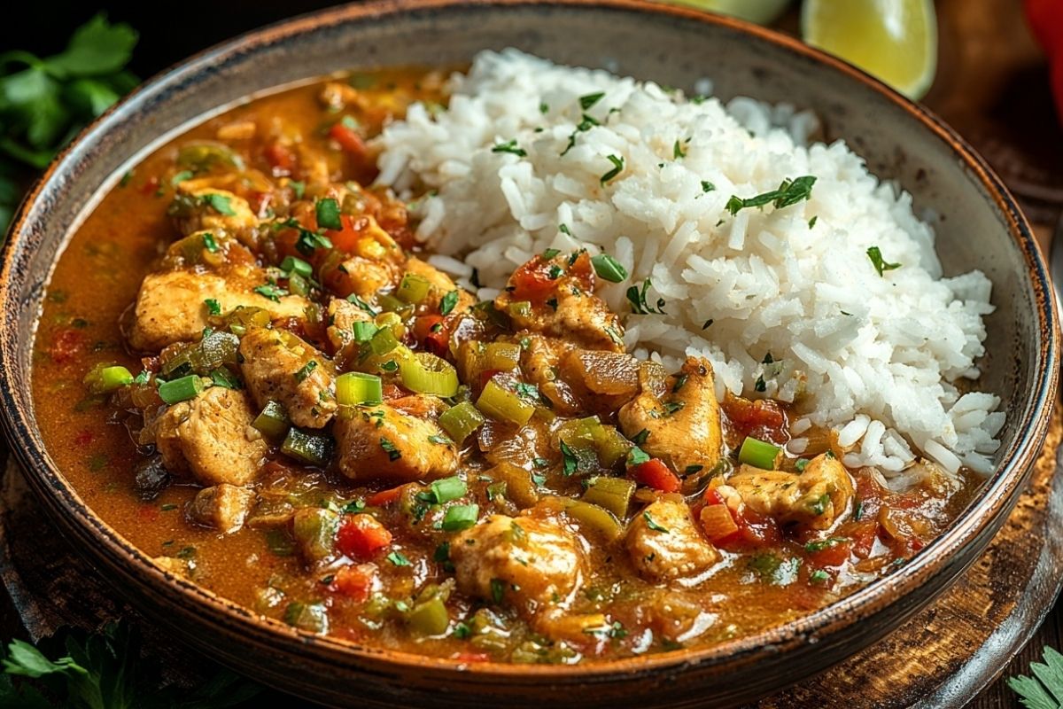 Authentic New Orleans Chicken Etouffee