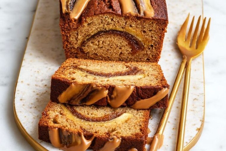 Biscoff Banana Bread With The Best Swirl And Flavor