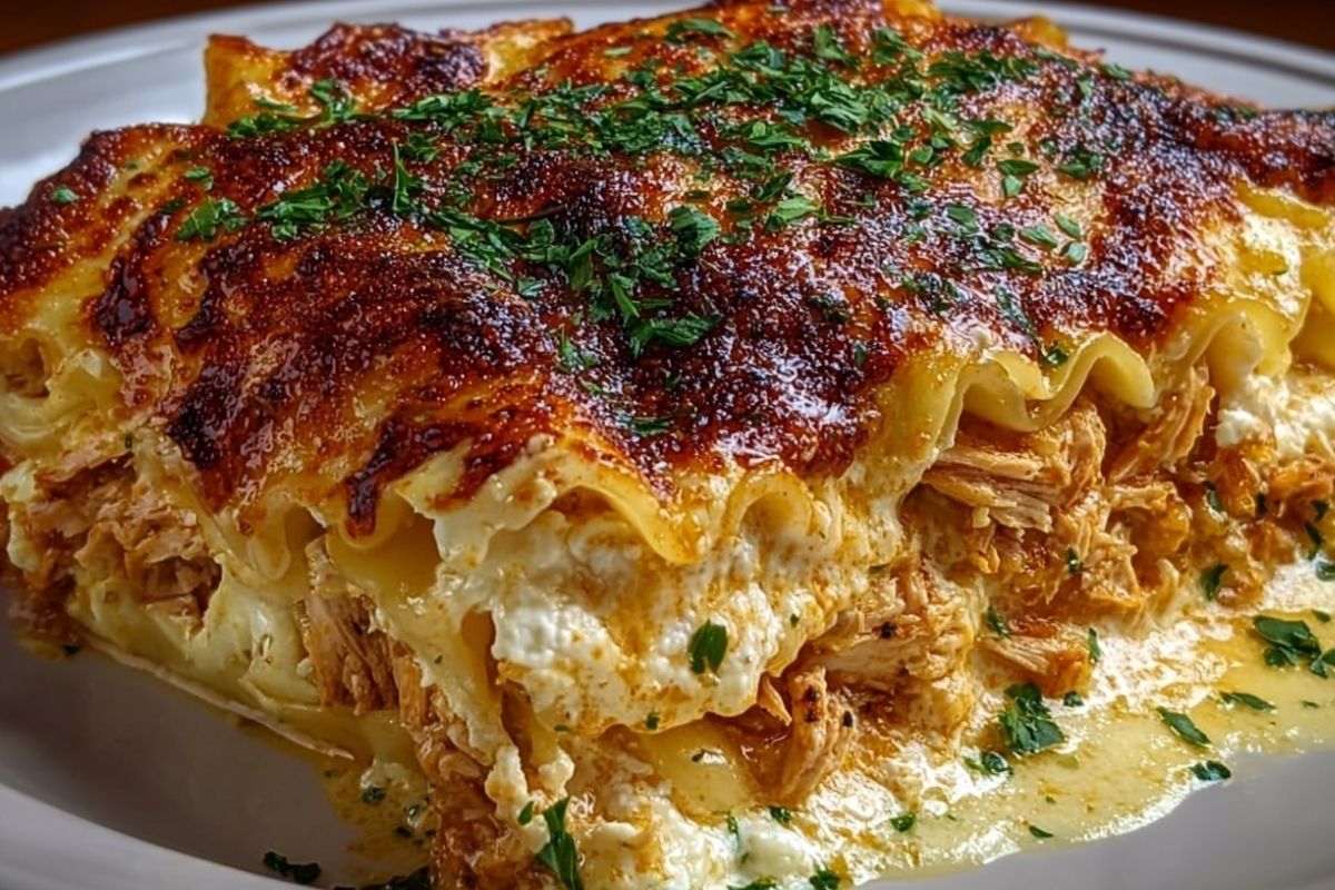 Chicken Lasagna Bake