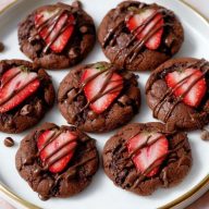 Chocolate Covered Strawberry Cookies