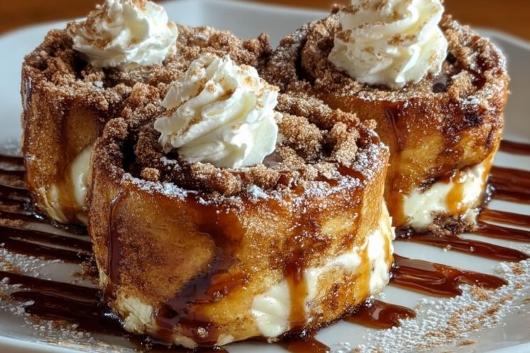 Cinnamon Roll Cheesecake Chimichanga