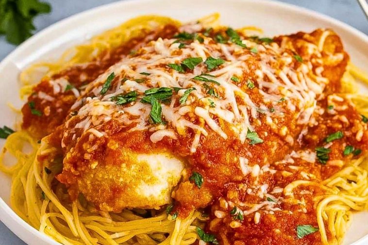 Crock Pot Chicken Parmesan