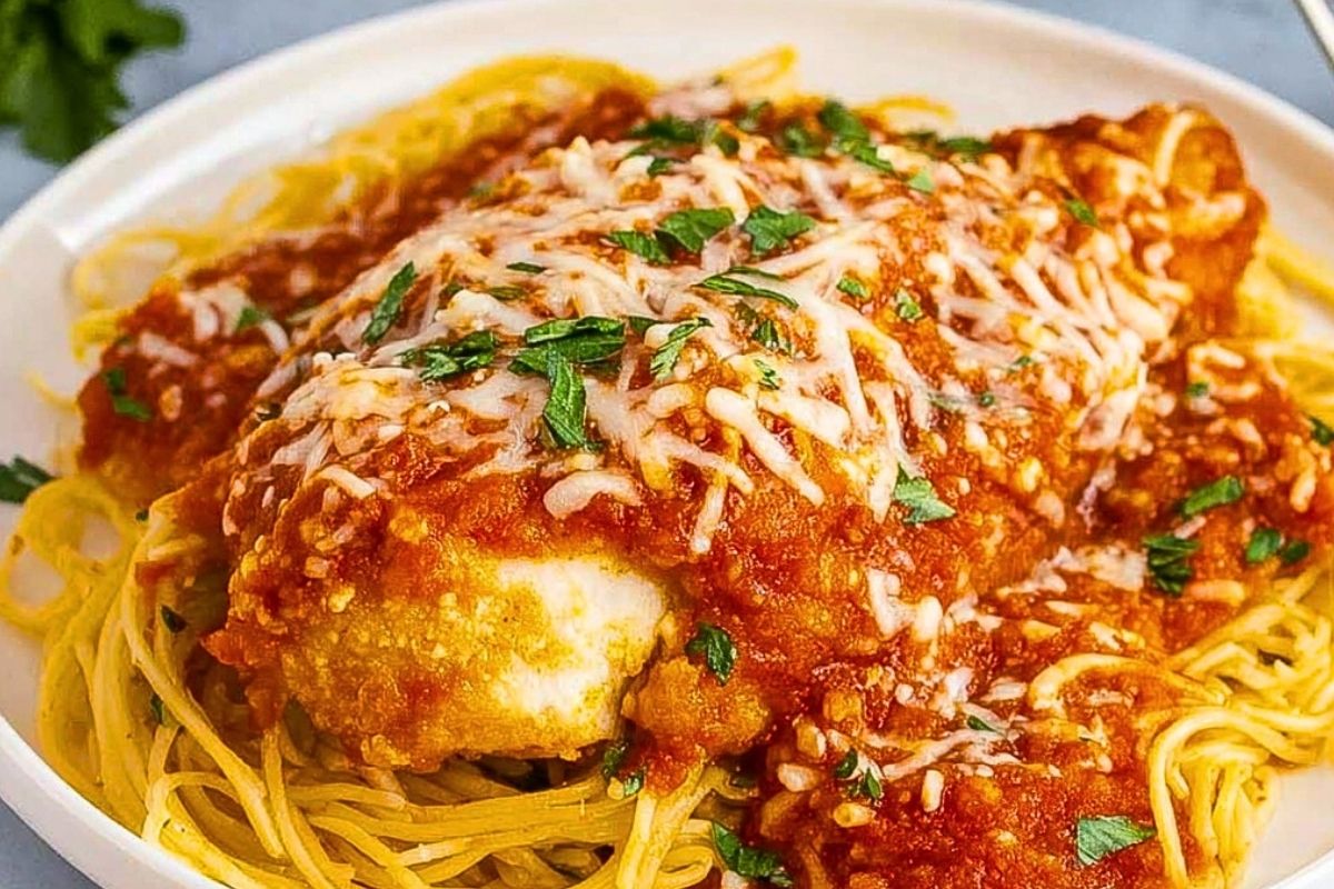 Crock Pot Chicken Parmesan