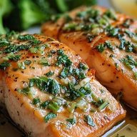 Easy Garlic Butter Baked Salmon