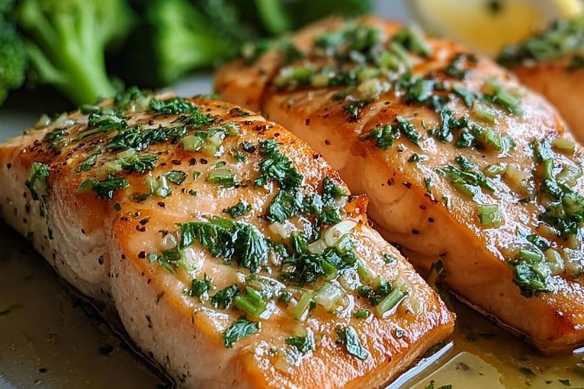 Easy Garlic Butter Baked Salmon