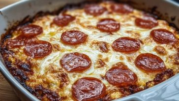 Easy Pizza Cottage Cheese Bake
