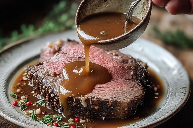 Easy Prime Rib Au Jus Sauce
