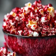 Halloween Bloody Red Velvet Popcorn