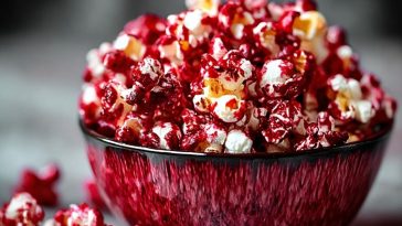 Halloween Bloody Red Velvet Popcorn