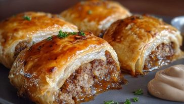 Irresistible French Onion Sausage Rolls