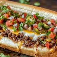 Mexican Chopped Cheese Sandwich