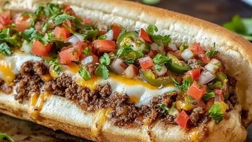 Mexican Chopped Cheese Sandwich