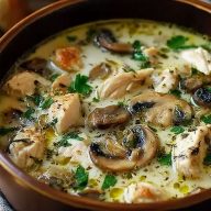 Rotisserie Chicken Mushroom Soup