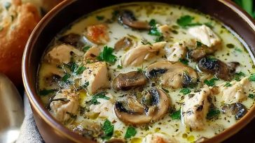Rotisserie Chicken Mushroom Soup