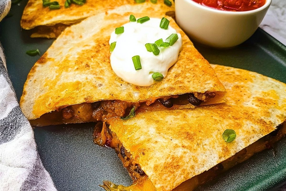 Sheet Pan Tex-Mex Quesadillas