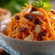 Shredded Carrot and Raisin Salad