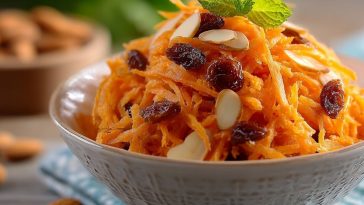 Shredded Carrot and Raisin Salad