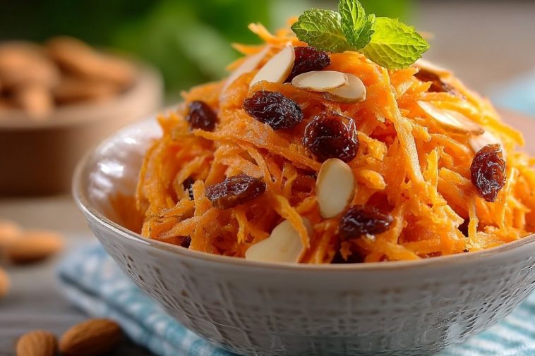 Shredded Carrot and Raisin Salad