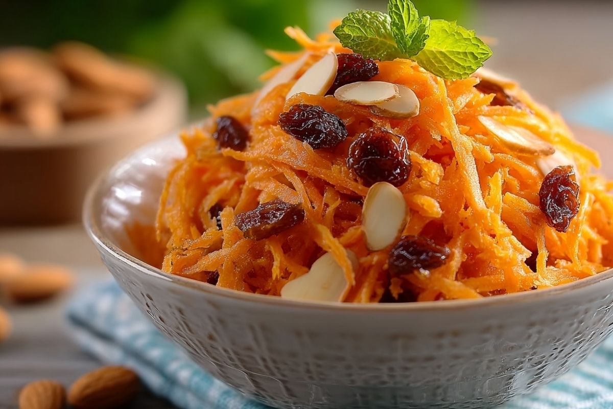 Shredded Carrot and Raisin Salad